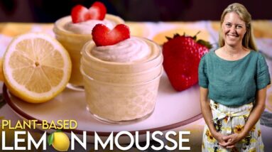 Make Dreamy Plant-Based Lemon Mousse in Minutes: PURE BLISS! #sugarfree #vegan