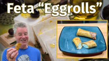 Low Carb Air Fryer Feta Eggrolls - Savory or Sweet - Infinitely Customizable Technique