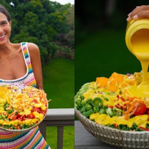 Sweet & Spicy Mango Dressing 🥭🌶️ Best Raw Vegan Recipe! 🔥 Creamy, Rich, & Delicious EVERYDAY Sauce 🥰