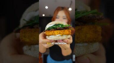 This Breakfast Sandwich Costs $14 at Erewhon... Let's Make it Cheaper 🌱 #shorts