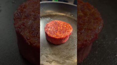 10+ year VEGAN tries STEAK?! #shorts