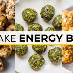 3 Easy ENERGY BALLS You Can Make Today (No-Bake Recipes!)