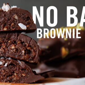 5 Ingredient Healthy Brownie Bites | NO BAKE