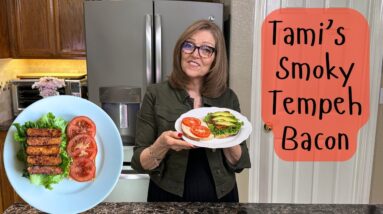 “Smoky Tempeh Bacon 🌱 | Plus A BLTA 🥑 Easy Oil-Free Vegan Sandwich Recipe”