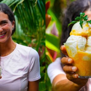 Pineapple Mango Mint Lime Sorbet 🍨🍍🍋‍🟩 Easy Raw Vegan Ice Cream Recipe + NAMA Juicer Flash SALE! 🚨