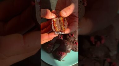 Craving chocolate but want something healthier? These Peanut Butter & Jelly Bites are next-level!