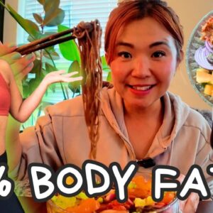 WHAT I ATE IN A DAY to LOSE FAT & gain muscle 💪 (I gained 10 lbs...)