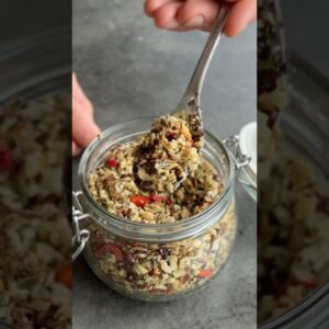 Birch Catkin Granola - 5 minutes and grain-free!