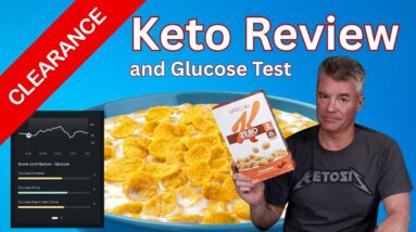 Clearance Keto Review & Glucose Test - Special K Zero Added Sugar Cinnamon Cereal