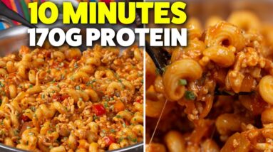 Cheesy Taco Pasta | Quick & Easy High Protein Meal Prep