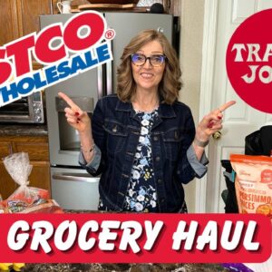 Costco, Trader Joe’s and WinCo Grocery haul - Nutmeg Notebook Live!