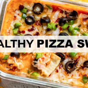 COTTAGE CHEESE PIZZA BOWL | healthy, high-protein comfort food