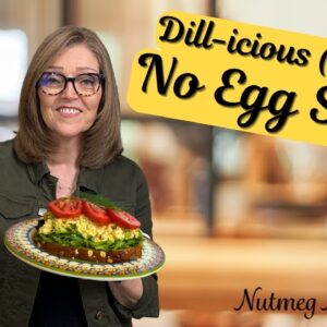 Dill-icious No Egg Salad | Easy Vegan Tofu Egg Salad Recipe