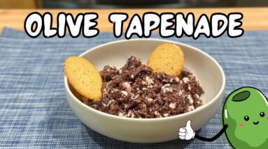 Olive Tapenade - A Savory Dip or Spread with Only 2g TOTAL Carbs per 1/4 Cup