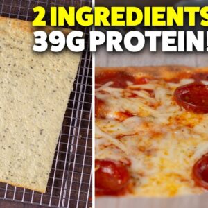 Easy Cottage Cheese Flatbread or Wraps | 2 Ingredients & High Protein