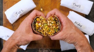 High Protein Vegan Burritos Under 1 euro! The Secret to Cheap, Healthy Breakfasts