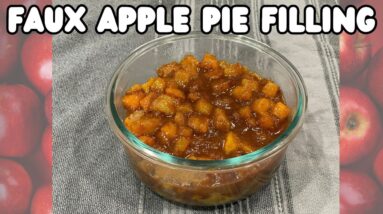 Faux Apple Pie Filling from Zucchini - You Won't Believe It's Not Apple
