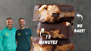 Healthier Hazelnut Caramel Bites (No-Bake, 5 Ingredients, 15 minutes!