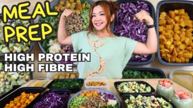 HIGH PROTEIN & HIGH FIBRE VEGAN MEAL PREP