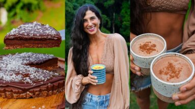 Chocolate Fudge Pie & Warm Raw Vegan Drinks for Winter 🍫 Hot Chocolate & Healing Golden Milk Recipes