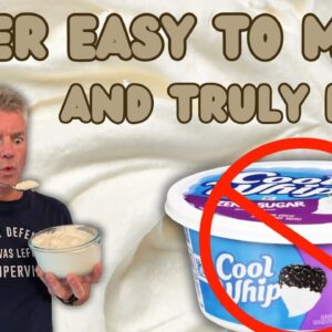 Why Use Sugar Free Cool Whip When You Can Make Something Better? - less than .5g TOTAL carbs per 3TB