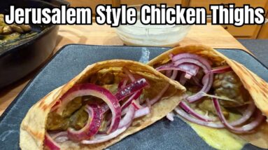 Jerusalem Style Chicken Thighs - Low Carb and Packed with Flavor