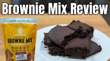 Lakanto Sugar Free Keto Friendly Brownie Mix Review and Glucose Test