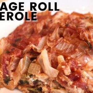Lazy Cabbage Roll Casserole: No Rolling Required!