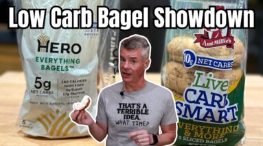 Low Carb Bagel Showdown - Aunt Millie's vs Hero - including glucose testing