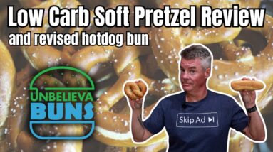 UnbelievaBun's Soft Pretzel Review plus a Test of the Revised Hotdog Bun