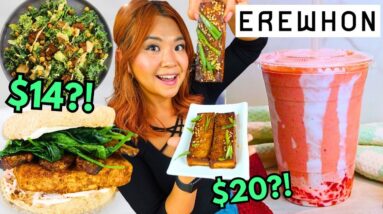 Recreating World's MOST EXPENSIVE GROCERY STORE RECIPES (EREWHON COPYCAT RECIPES)
