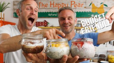 OVERNIGHT OATS 3 WAYS | EASY CHEAP BREAKFAST PREP