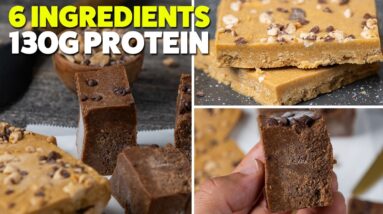Protein Peanut Butter Fudge | Easy No Bake Dessert