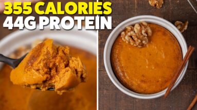 Pumpkin Protein Custard | A Quick, Healthy, & Easy Dessert!