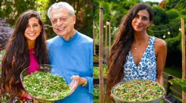 Lebanese Tabbouleh with Jêddo 💚🌱 | Remaking Family Recipes 🇱🇧 (Raw Vegan & Plant-Based)