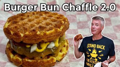 Return of the Burger Bun Chaffle - Sturdy Yet Soft and Oh So Good