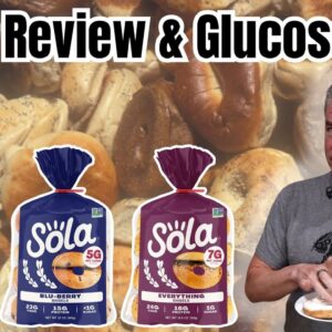 Sola Bagels Reviewed - Three Flavors plus Glucose Testing