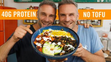 Spiced Pumpkin Nourish bowl - 40g protein!  NO TOFU