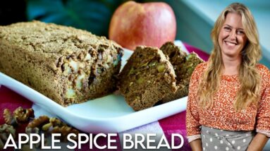 The Apple Spice Bread Everyone is Talking About! (sugar-free) #veganbaking