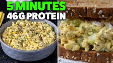 The Best Scrambled Egg Salad | High Protein & Easy!