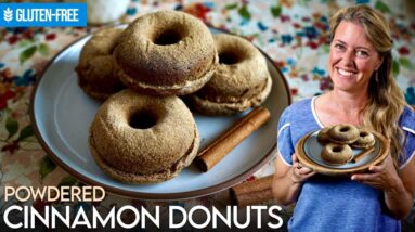 The Plant-Based Cinnamon Powered Donut I Can't Stop Making! 🍩