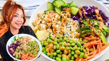 This High Protein SUSHI BOWL Has 27g of PROTEIN & easy To MEAL PREP