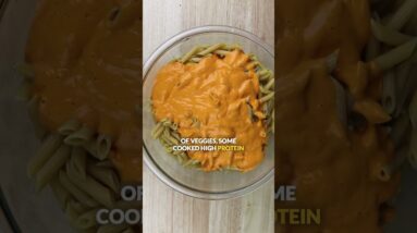 This PASTA SALAD Has Over 33g of PROTEIN! #shorts