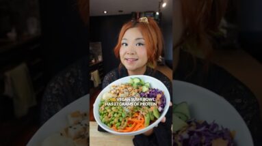 This VEGAN SUSHI BOWL has 27g of PROTEIN! #shorts