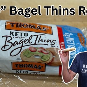 Thomas Keto Bagel Thins Review and Glucose Test