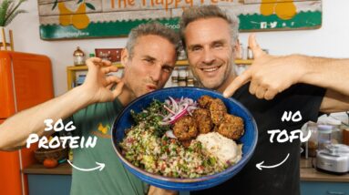The Ultimate High-Protein Falafel Mezze Bowl - 30g Protein, Plant-Based, No Tofu
