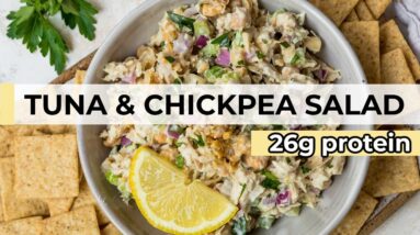 Ultimate Protein-Packed Tuna Chickpea Salad for Lunch!