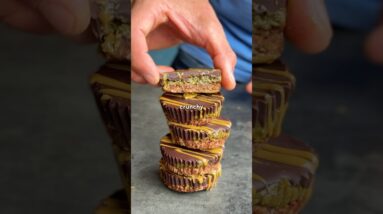 Dubai Chocolate Pistachio Cups 🌱 Creamy crunchy and Wholefood ingredients 💚