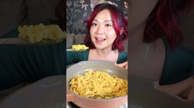 VEGAN KD mac & cheese TASTE TEST #shorts