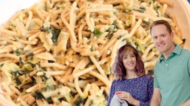 Weeknight Pasta Using Hummus